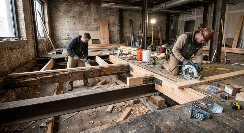 Floor Joist Repair in Conroe, TX