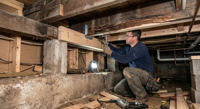 Support Column Replacement in Wilmington, NC
